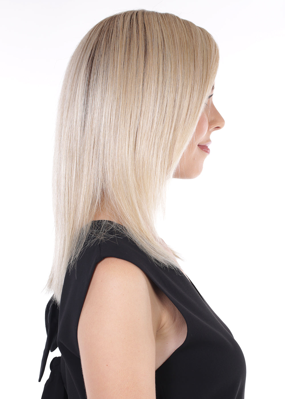 HUMAN HAIR LACE FRONT MONO TOP 14 <BR>BTH-1000 - View 2