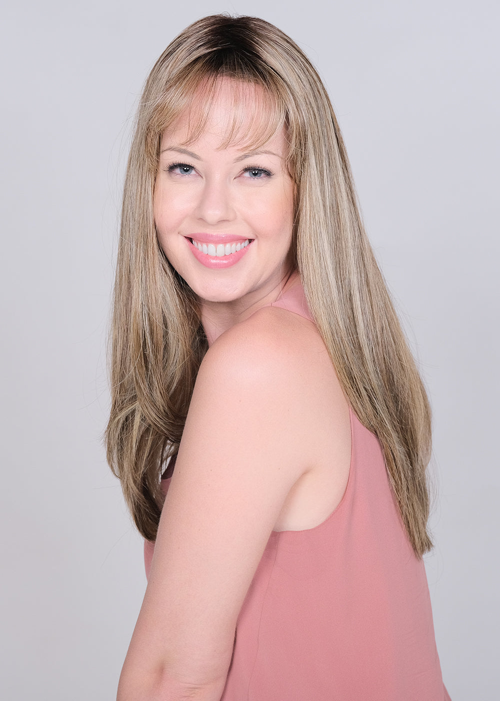 LACE FRONT MONO TOP BANGS 19 <BR>BT-7017 - View 2