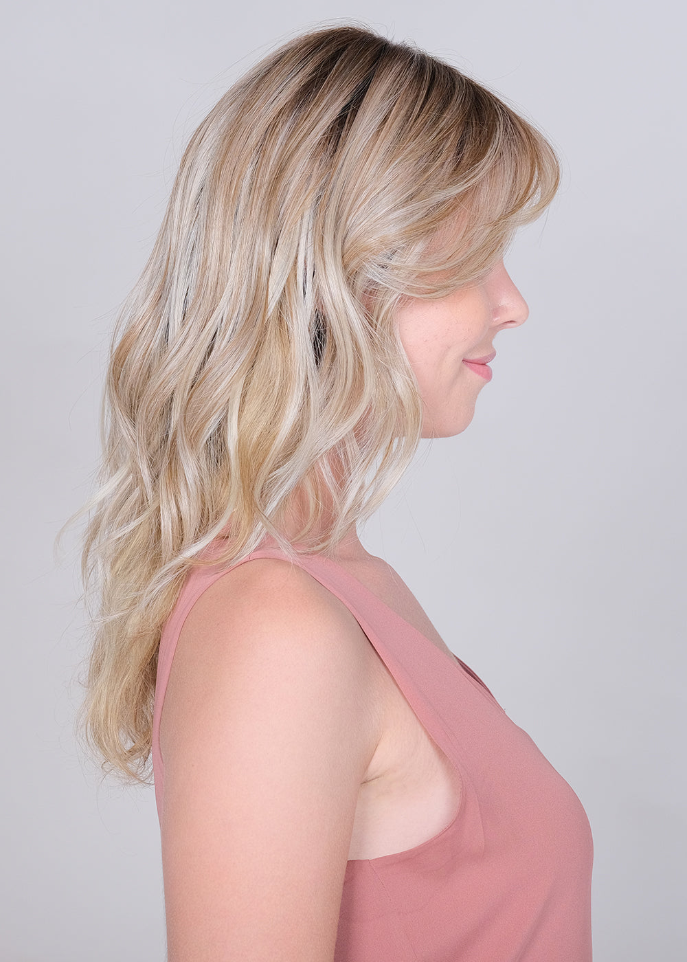 LACE FRONT MONO TOP PEERLESS 16 <BR> BT-7015 - View 2