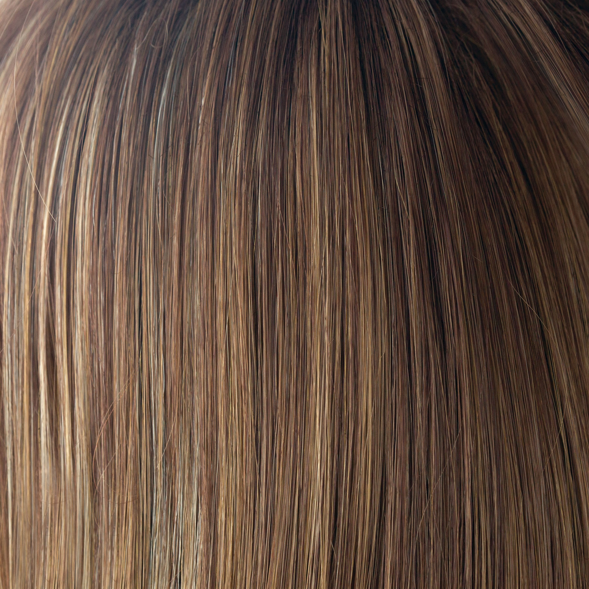 Almond Spice-R  -  Toasted almond tones, beige and gold blonds with medium mocha brown root